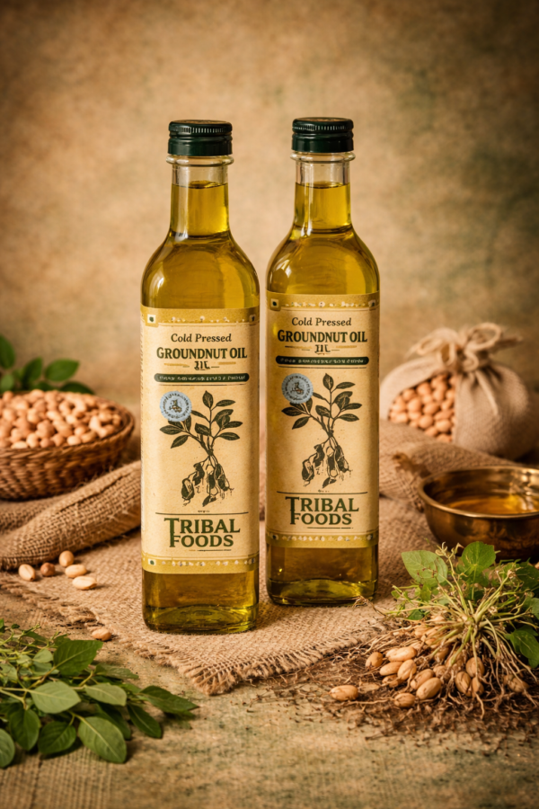 Groundnut Oil – 100% Pure Cold-Pressed Tribal Oil