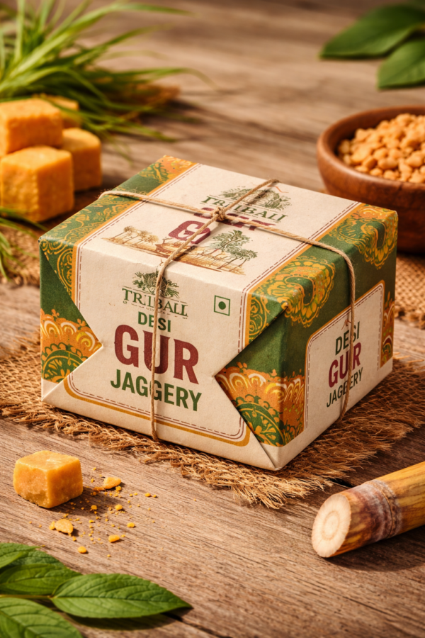 Tribal Foods Desi Gur (Authentic Cane Jaggery)