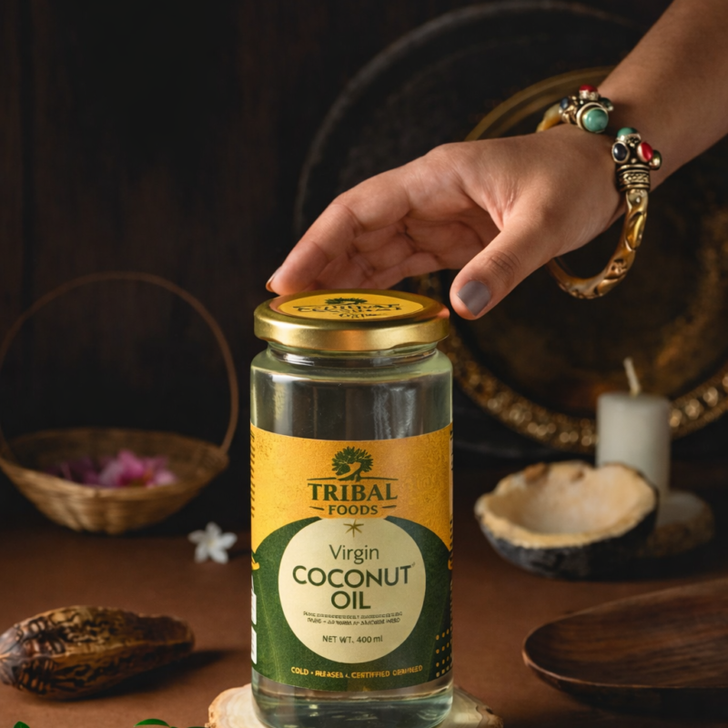 Extra Virgin Coconut Oil (Cold-Pressed & Pure)
