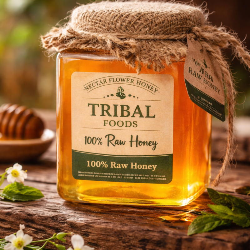 100% Raw Nectar Flower Honey